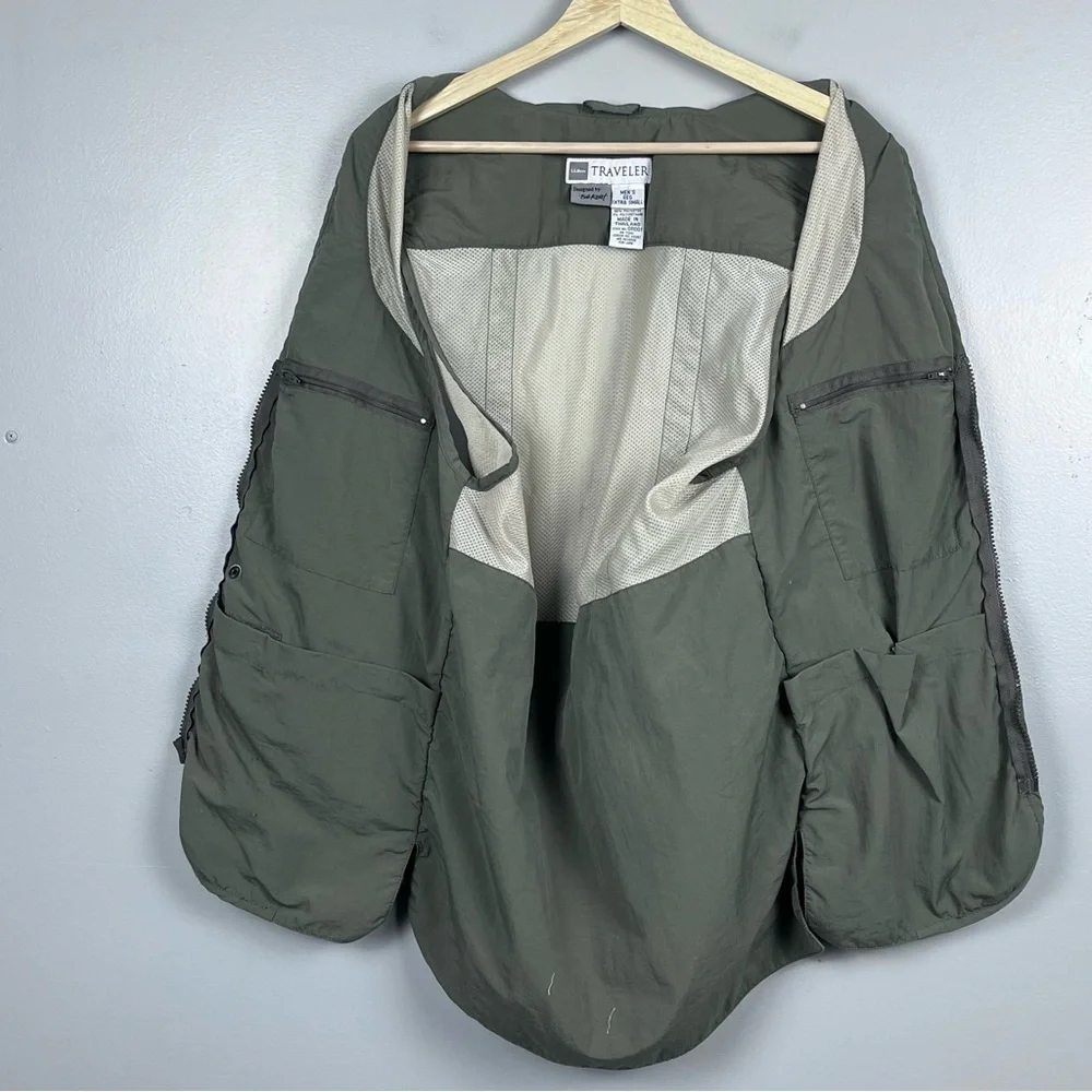 LL Bean Men's Vented Traveler Fishing Utility Vest By Bob Krist Size XS; Outdoor